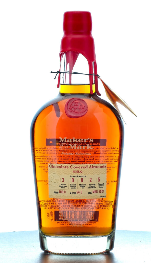 Maker's Mark Private Selection Chocolate Covered Almonds OHLQ Straight Bourbon 2021