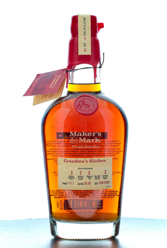 Maker's Mark Private Selection Grandma's Kitchen Straight Bourbon 2020
