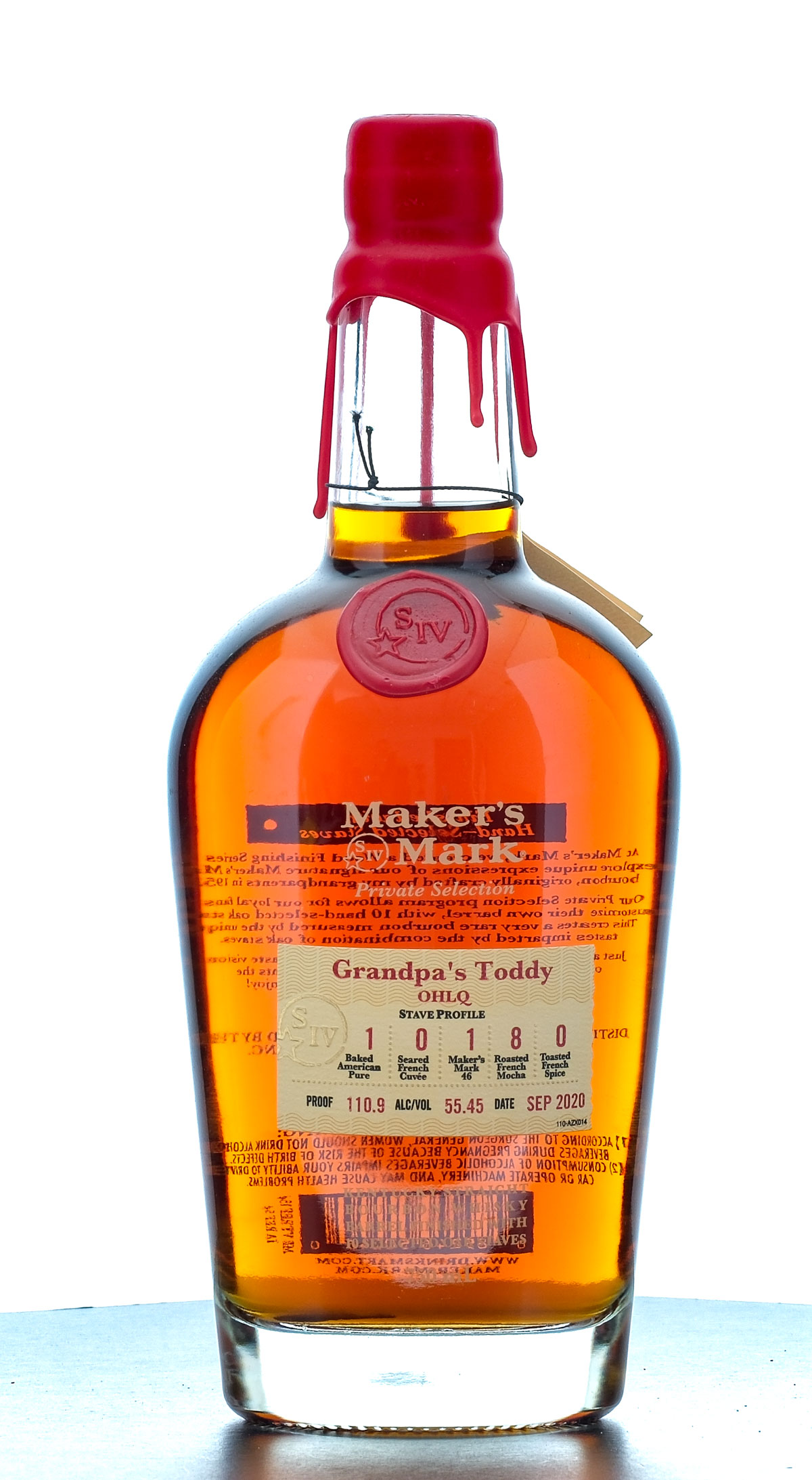 Maker's Mark Private Selection Grandpa's Toddy OHLQ Straight Bourbon 2020