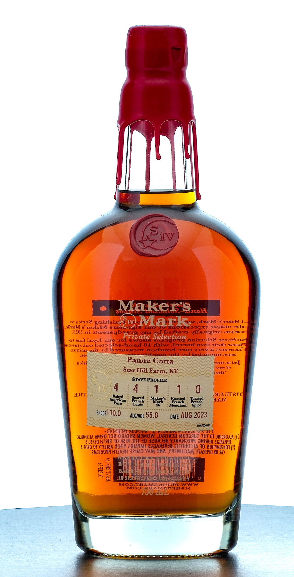 Maker's Mark Private Selection Panna Cotta Star Hill Farm, KY Straight Bourbon 2023