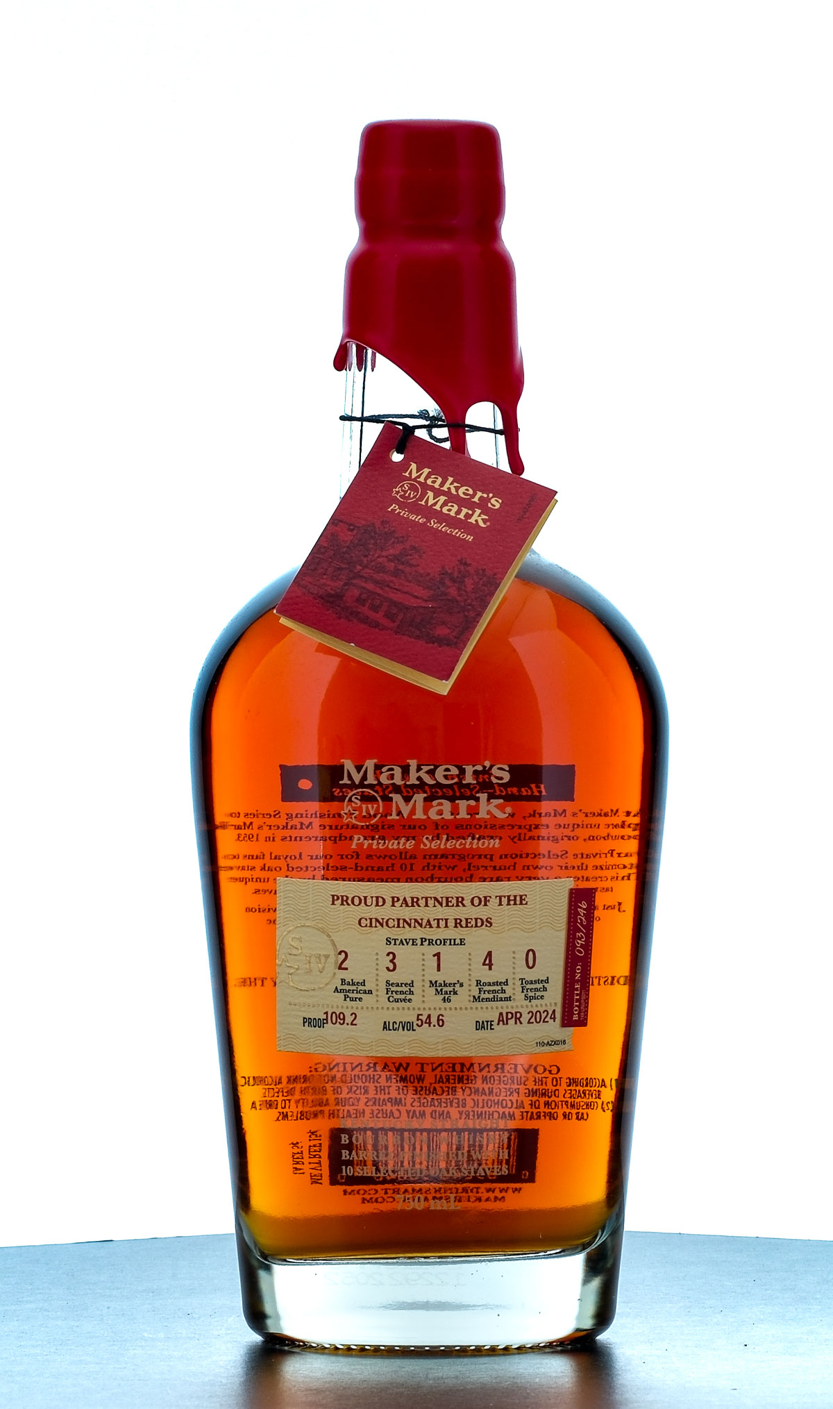 Maker's Mark Private Selection Proud Partner of the Cincinnati Reds Straight Bourbon (2024)