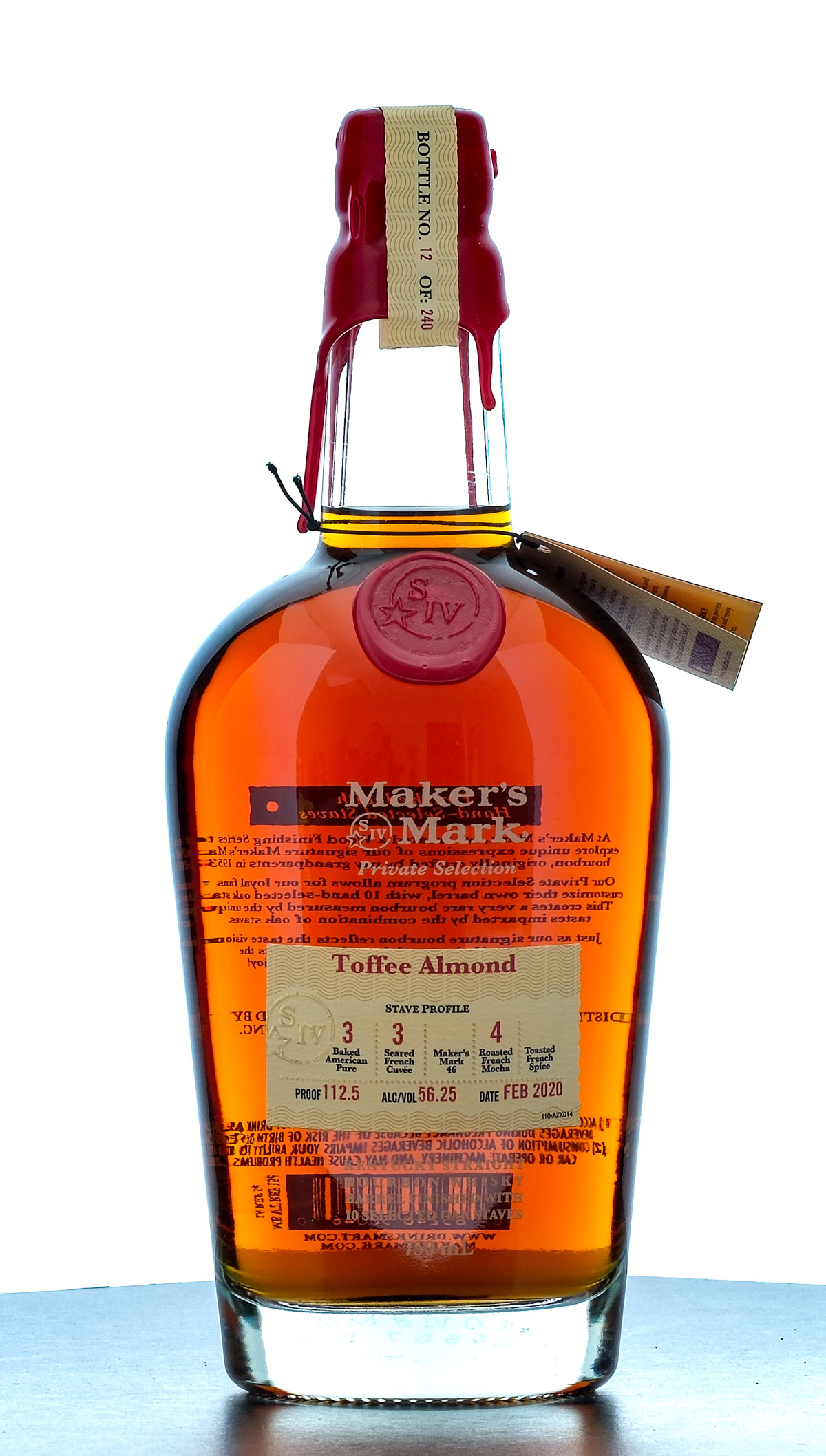 Maker's Mark Private Selection Toffee Almond Straight Bourbon 2020