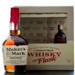 Maker's Mark Straight Bourbon Whisky and Flask Gift Set