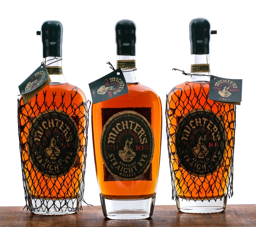 Michter's 10 Year Old Single Barrel Straight Rye Whiskey (3 Bottles)
