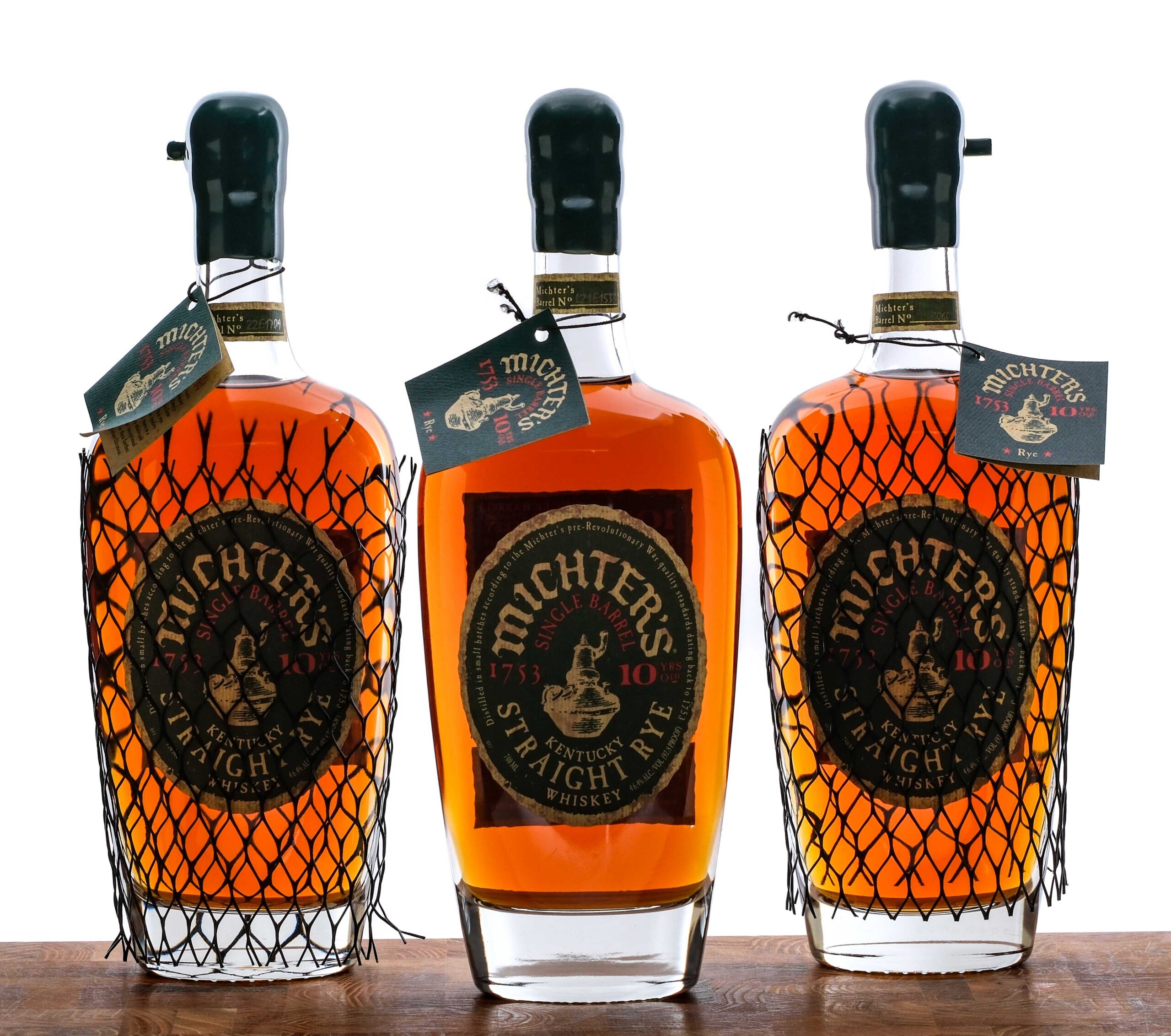 Michter's 10 Year Old Single Barrel Straight Rye Whiskey (3 Bottles)