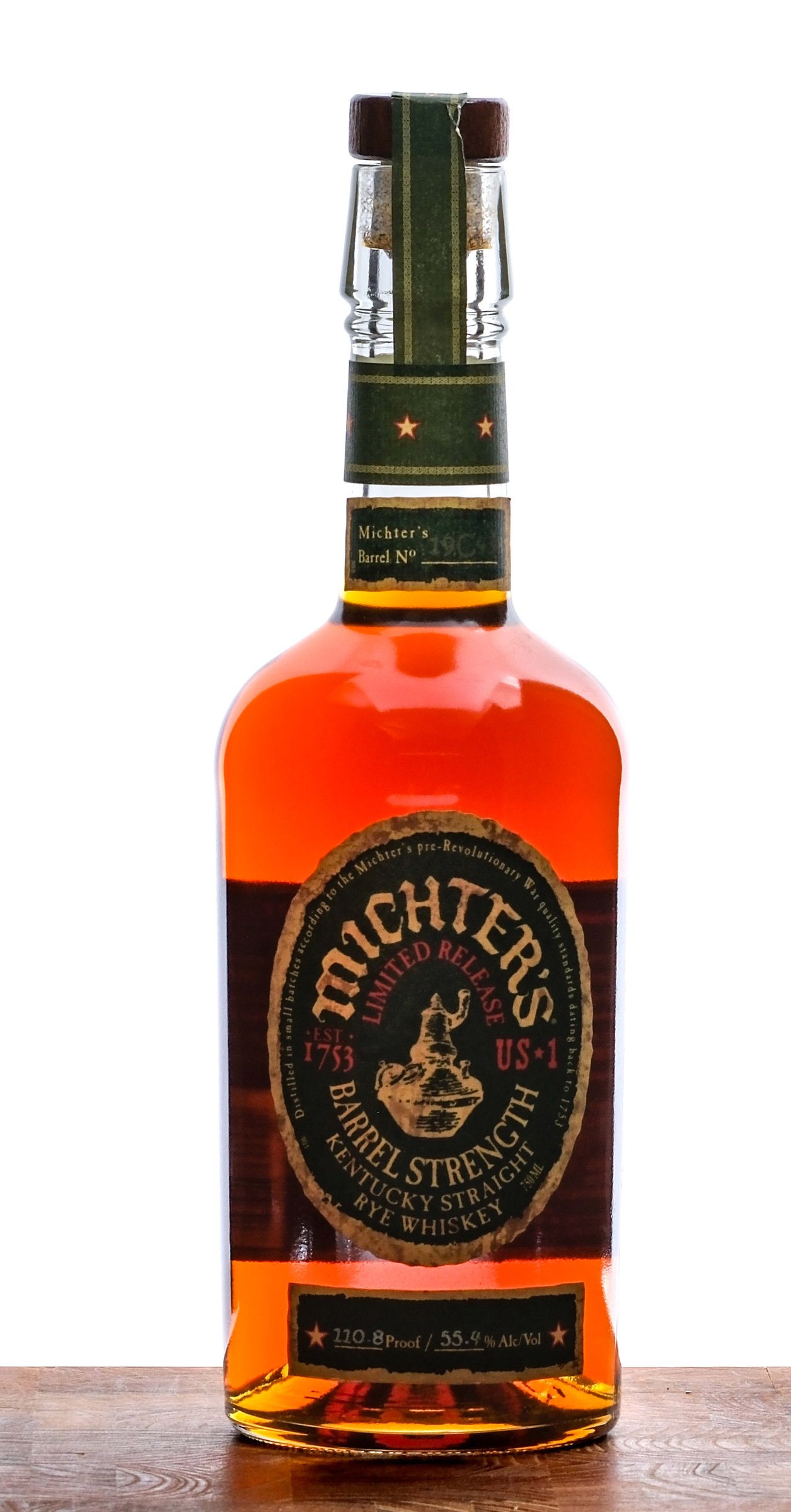 Michter's Barrel Strength Rye 2019 US1