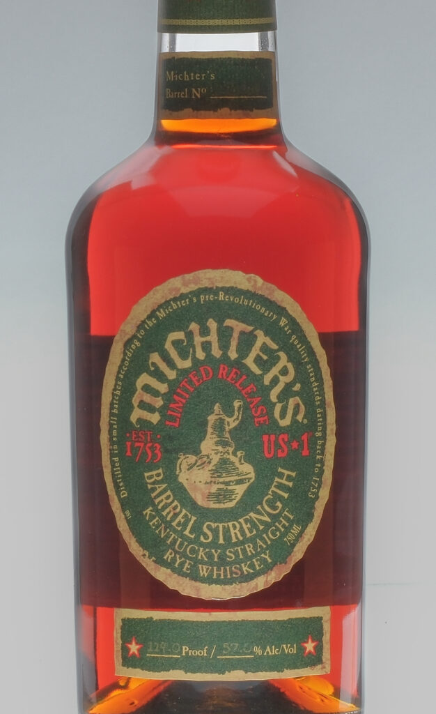 Michter's Barrel Strength Rye Whiskey 2022