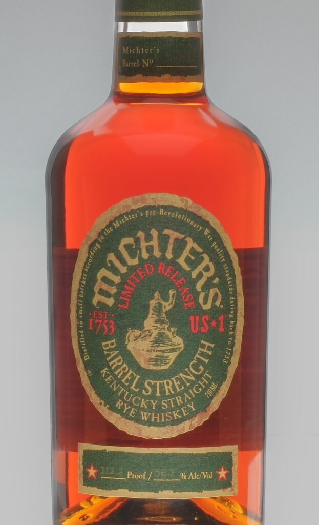 Michter's Barrel Strength Rye Whiskey 2022