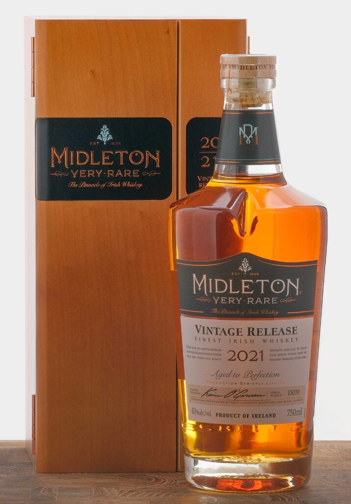 Middleton "Very Rare" Irish Whiskey 2021 Vintage Release