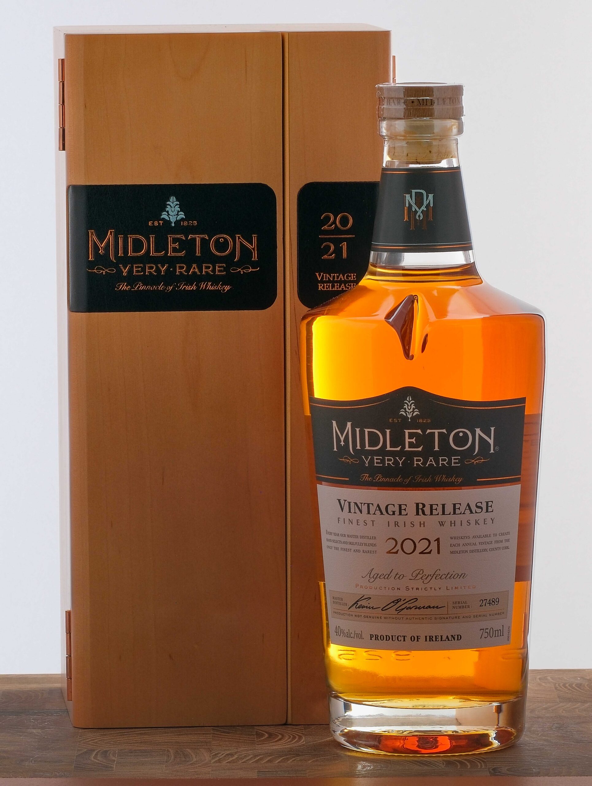 Middleton "Very Rare" Irish Whiskey 2021 Vintage Release