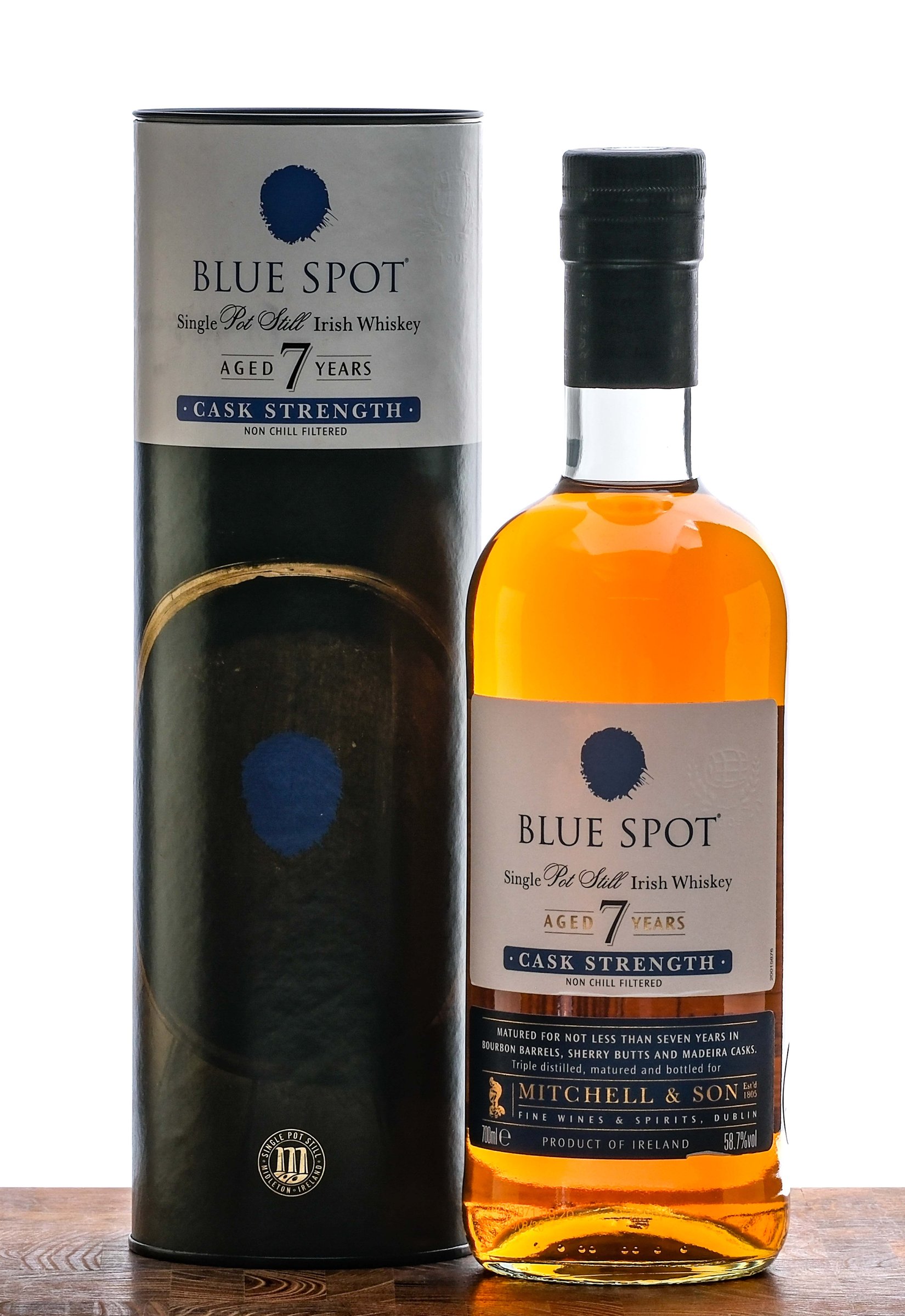 Mitchell & Son Blue Spot 7 Year Cask Strength Single Pot Still Irish Whiskey 2020