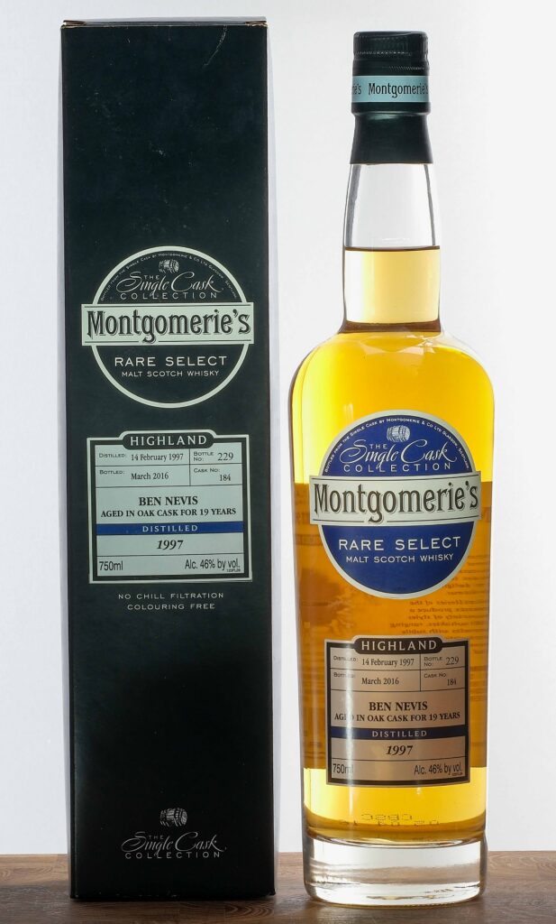 Montgomerie's 19 Year Rare Select Malt Scotch