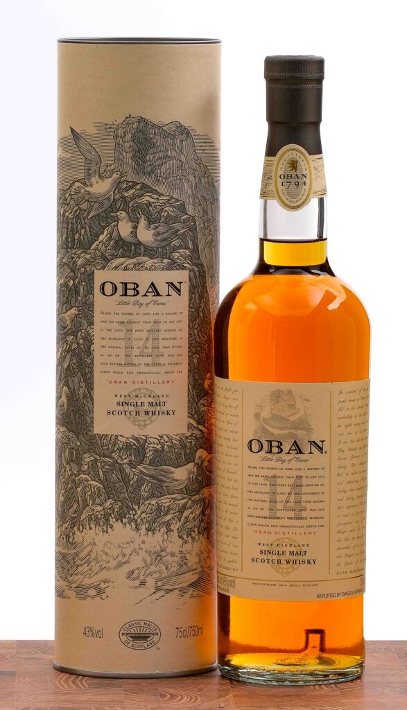 Oban 14 yr "Little Bay of Cabes" West Highland Single Malt Scotch