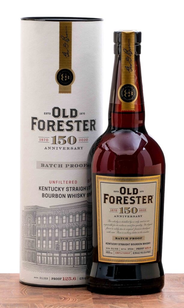 Old Forester 150th Anniversary Batch Proof KY Straight Bourbon 2020