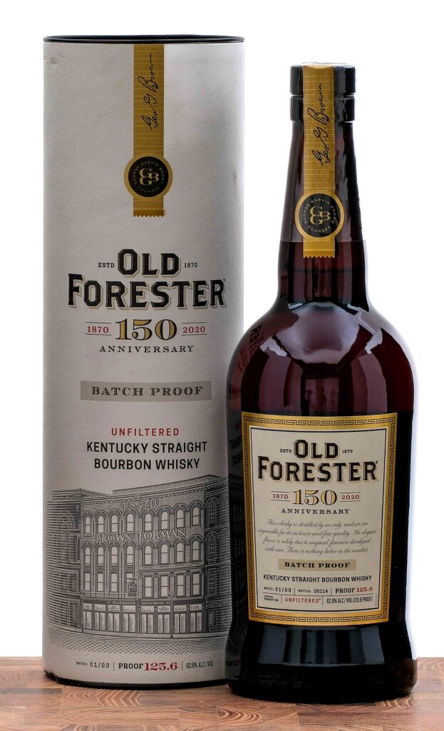 Old Forester 150th Anniversary Batch Proof KY Straight Bourbon 2020
