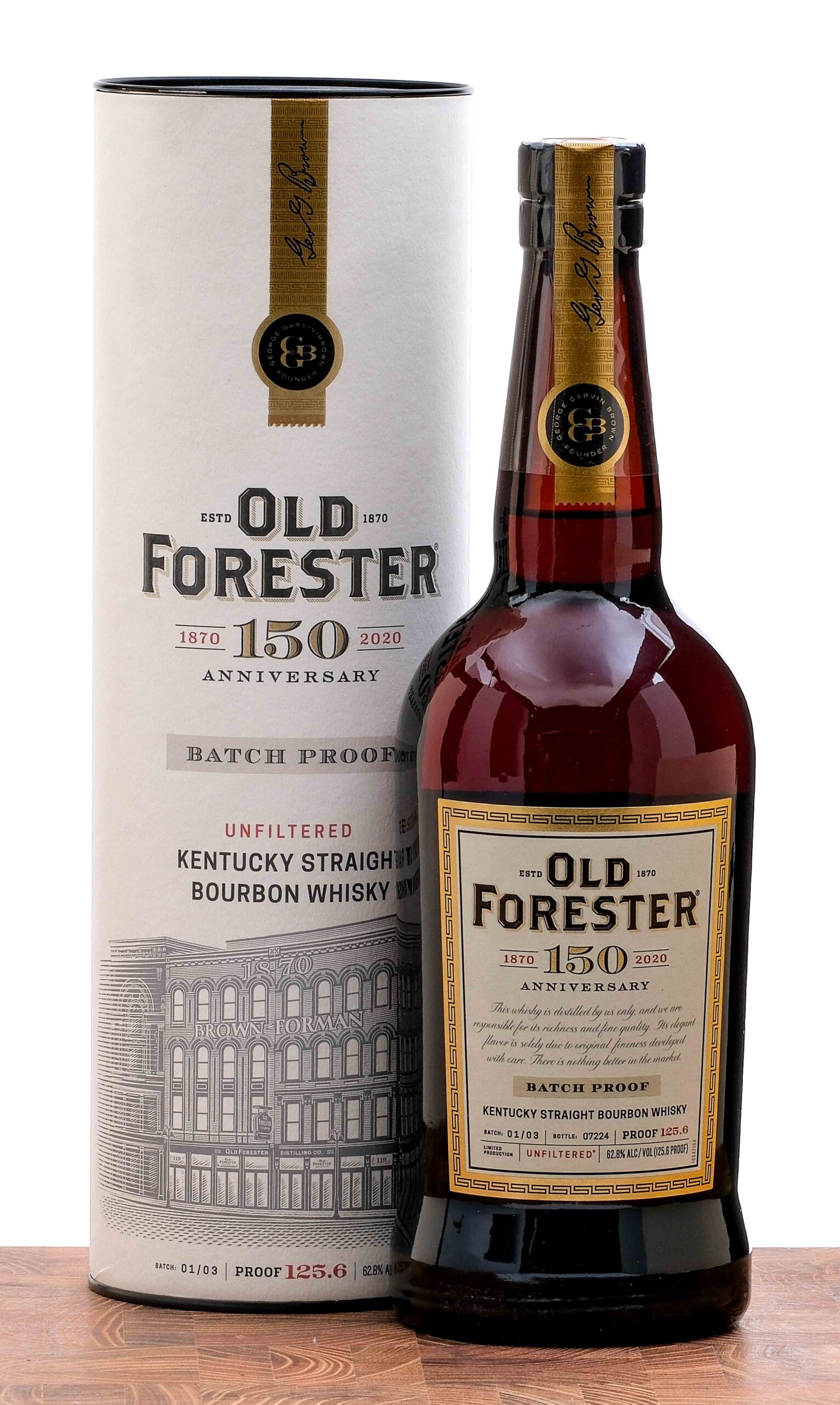 Old Forester 150th Anniversary Batch Proof KY Straight Bourbon 2020