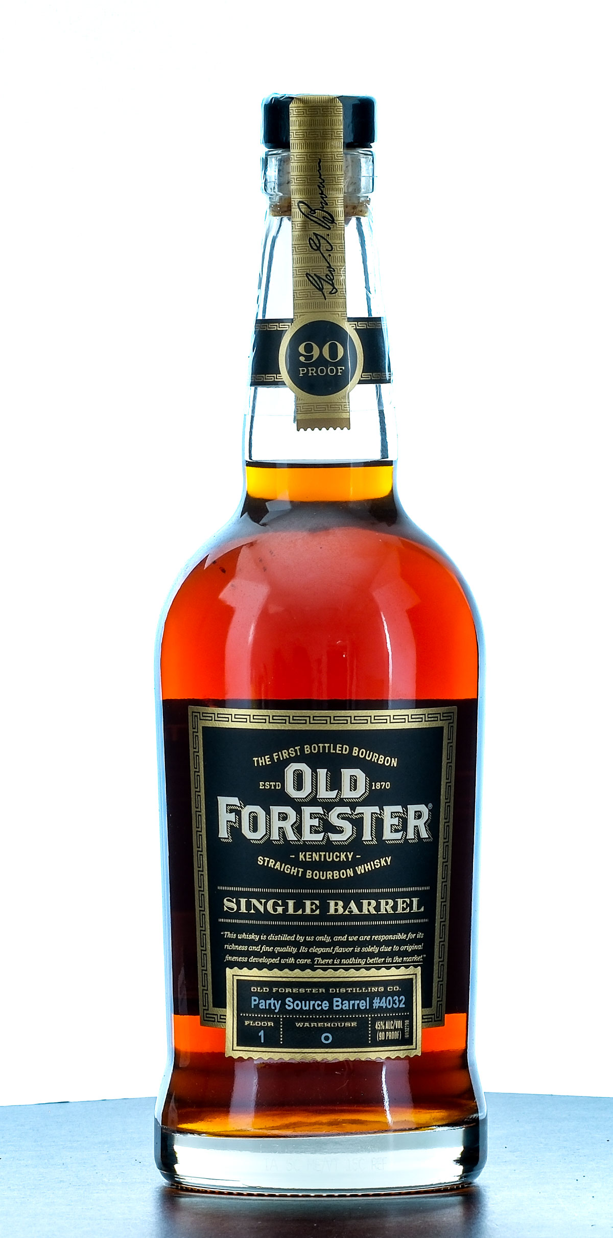 Old Forester Single Barrel Straight Bourbon