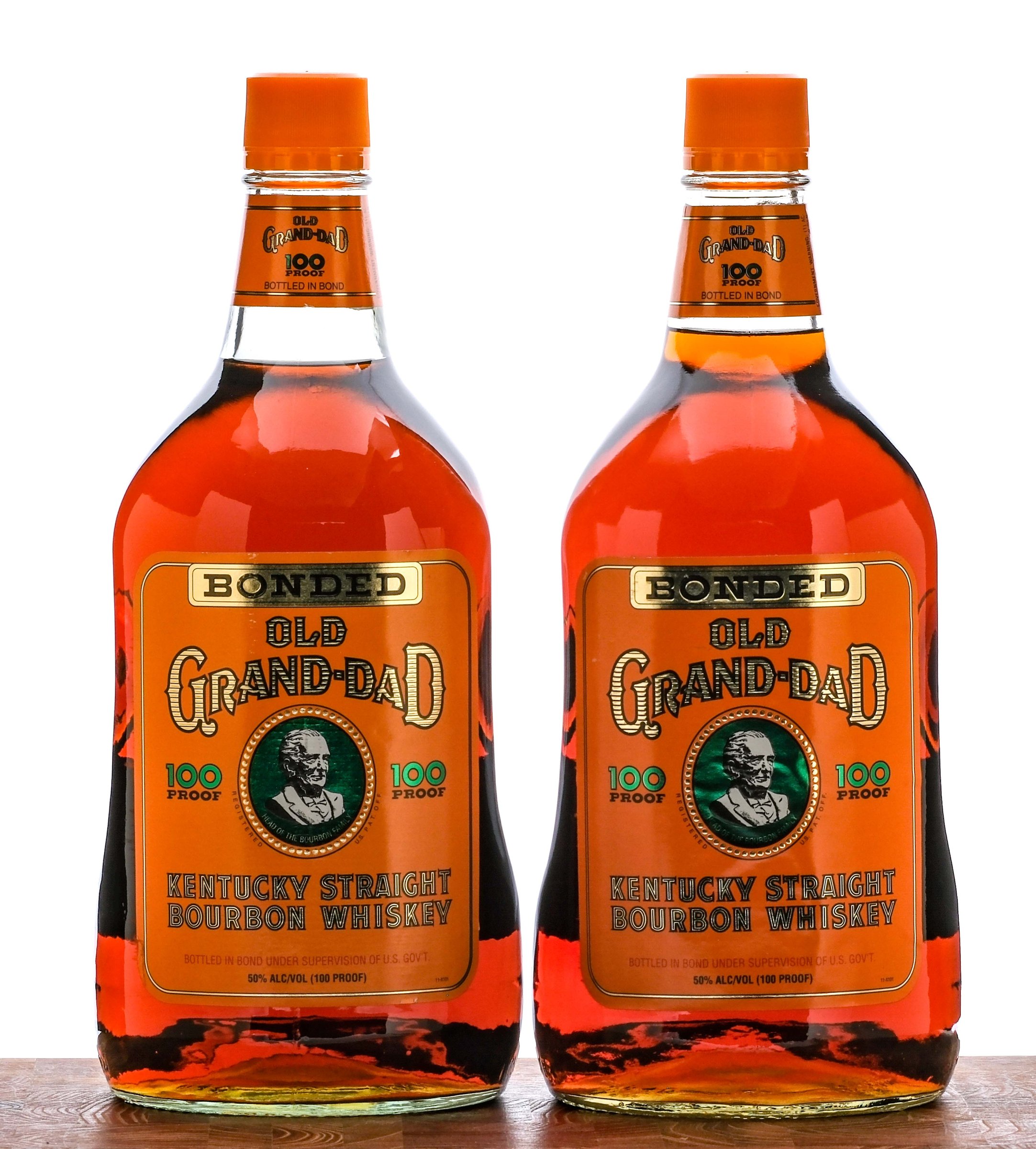 Old Grand-Dad Straight Bourbon 1.75 Liter Group (2 Bottles)
