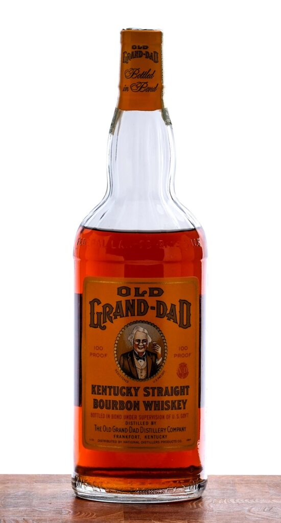 Old Grand-Dad Straight Bourbon Vintage 1959 Bottle