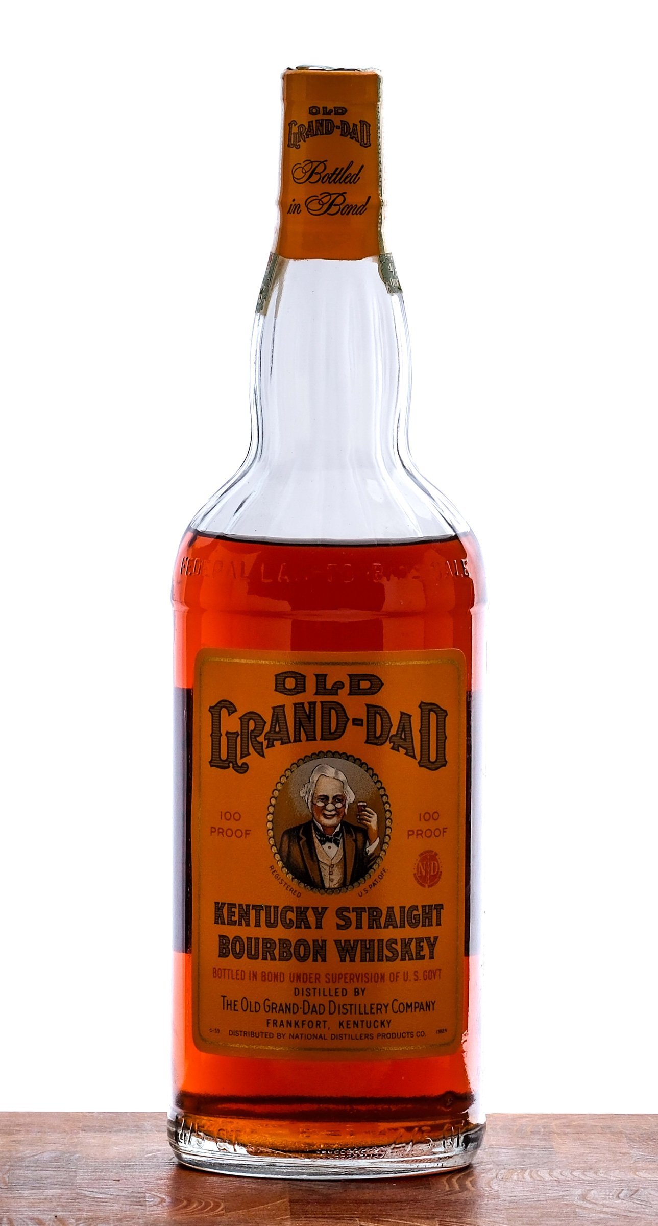 Old Grand-Dad Straight Bourbon Vintage 1959 Bottle