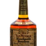 Old Rip Van Winkle 10 Year Old Handmade Bourbon Squat Bottle Circa 2011