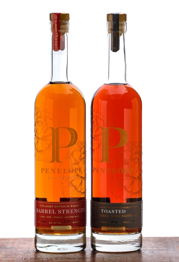 Penelope Toasted Series Bourbon 2023/ Penelope Barrel Strength Bourbon 2021 (2 Bottles)