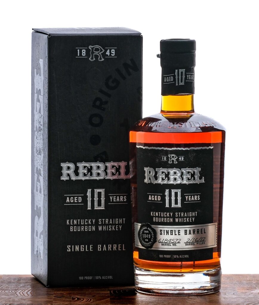 Rebel Single Barrel 10 Year Bourbon 2012