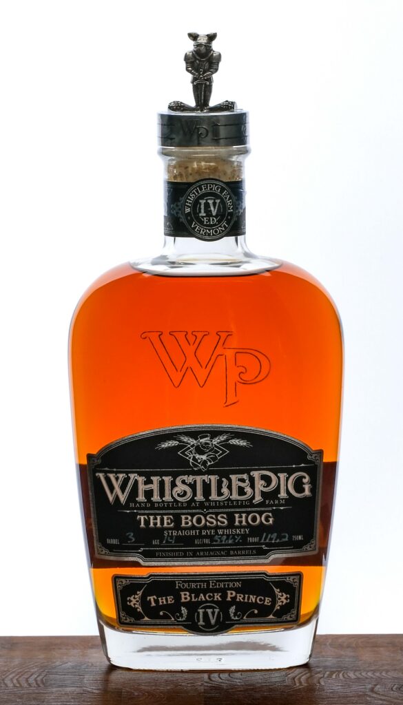 Recalled Topper WhistlePig Boss Hog IV Black Prince 14 Year Straight Rye 2017