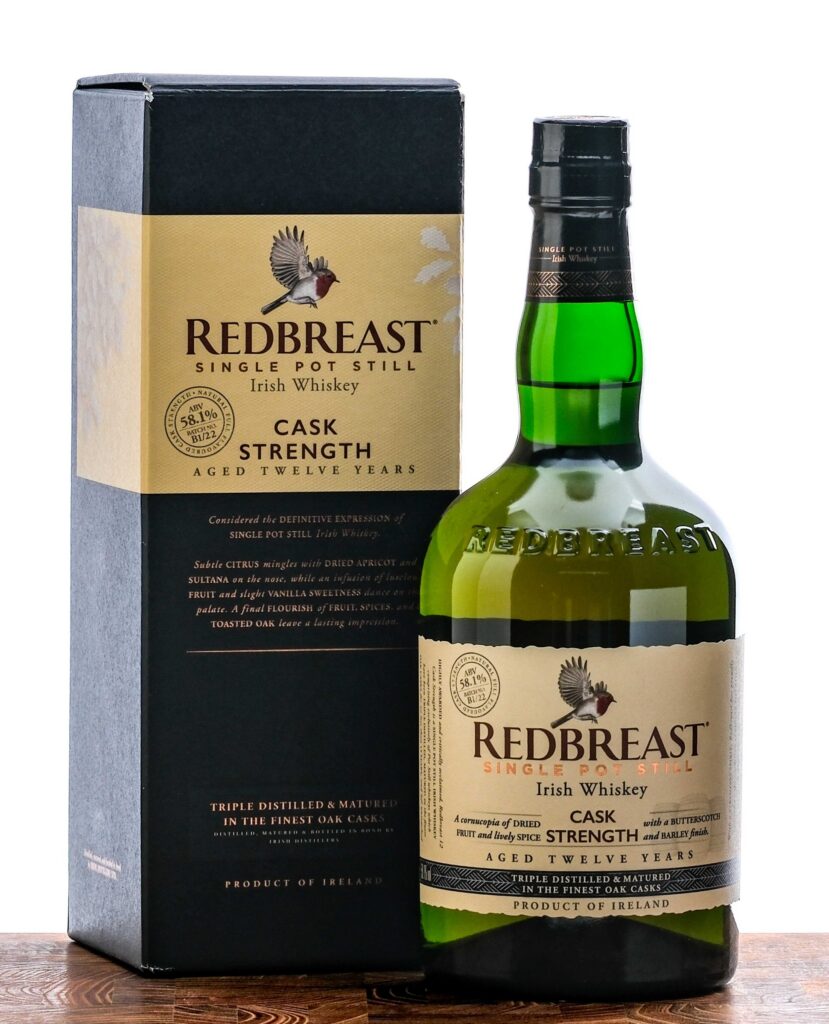 Redbreast 12 Year Cask Strength Single Pot Still Irish Whiskey 2022