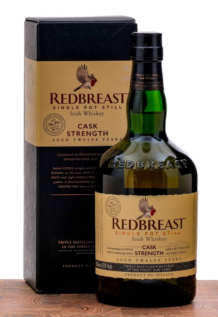 Redbreast 12 Year Cask Strength Single Pot Still Irish Whiskey