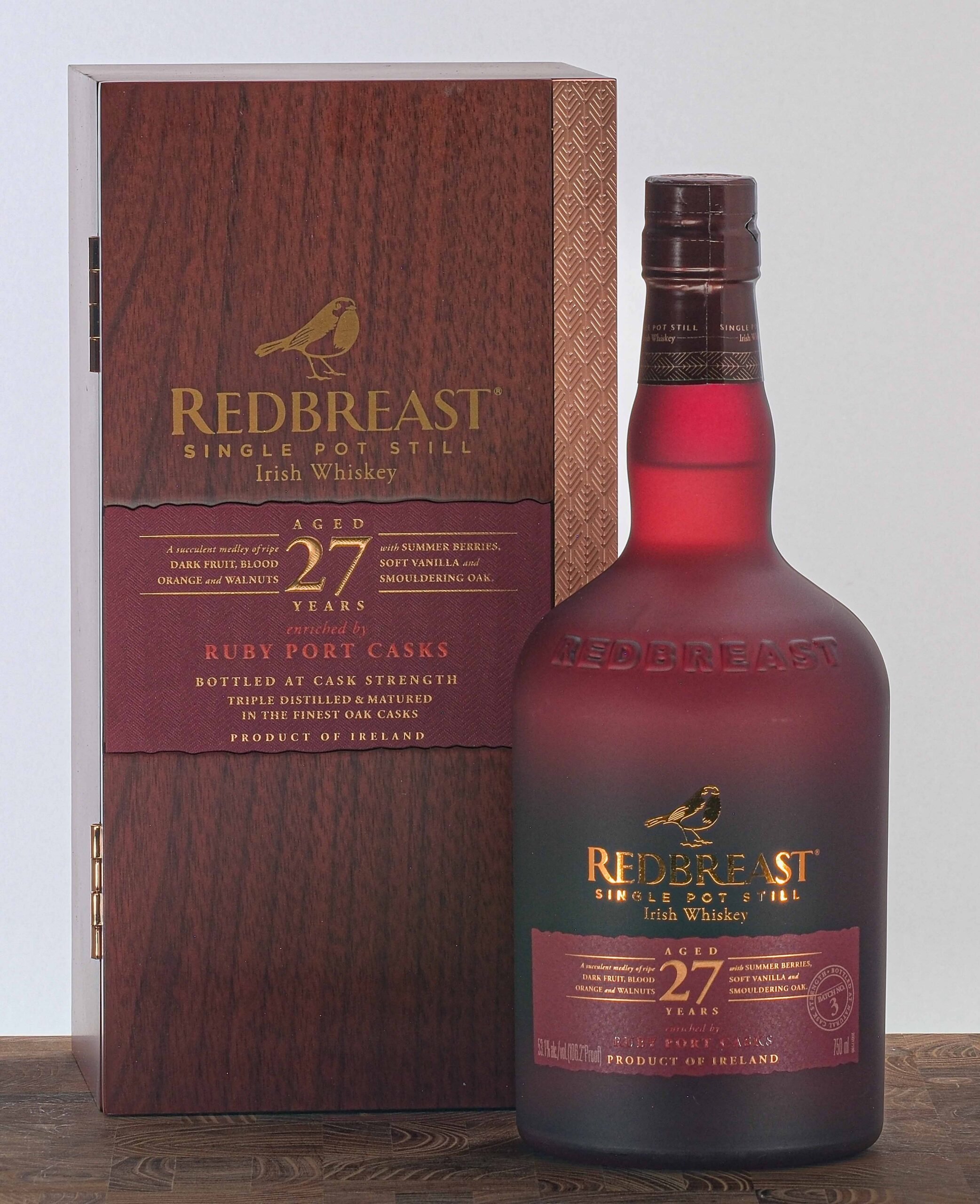 Redbreast Cask Strength 27 Year Single Pot Still Irish Whiskey