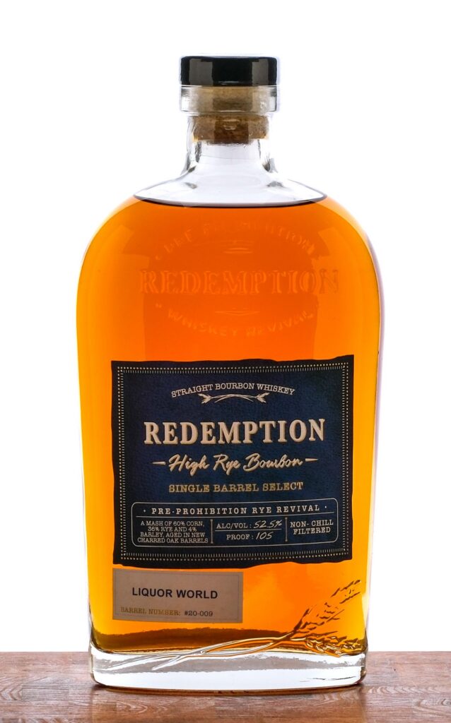 Redemption High Rye Bourbon Single Barrel