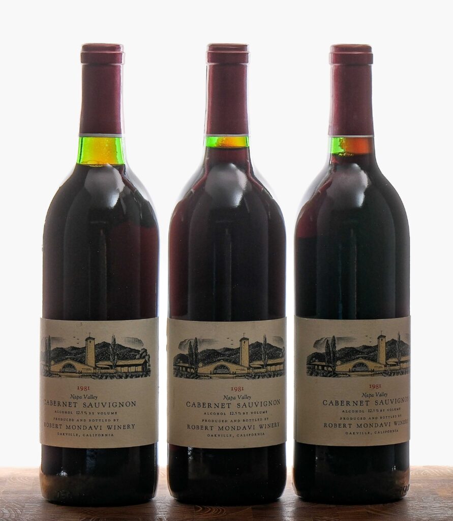 Robert Mondavi Cabernet Sauvignon 1981 Group (3)
