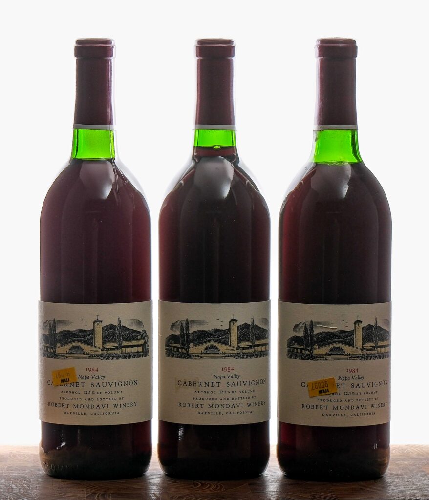 Robert Mondavi Cabernet Sauvignon 1984 Group (3)