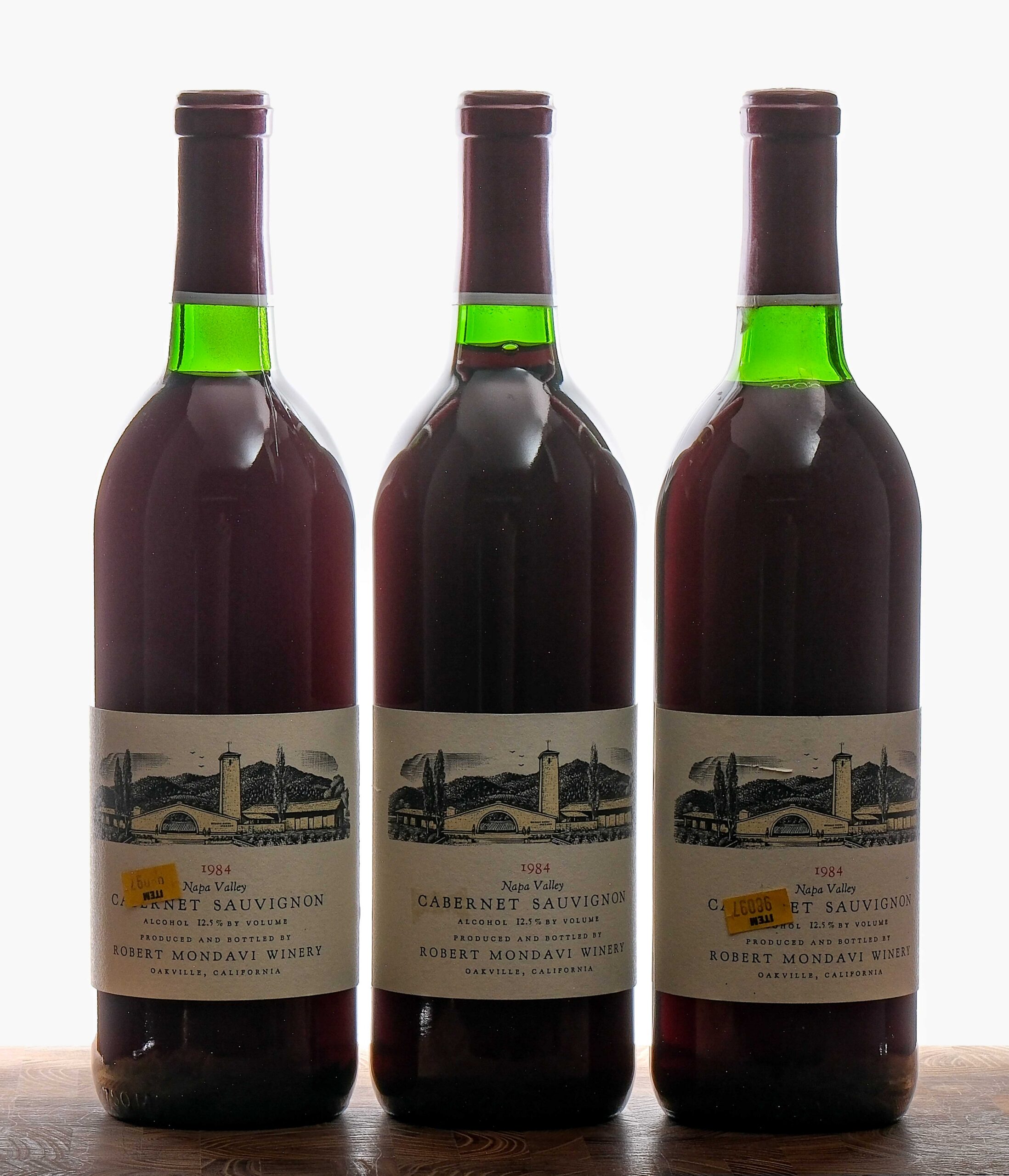 Robert Mondavi Cabernet Sauvignon 1984 Group (3)