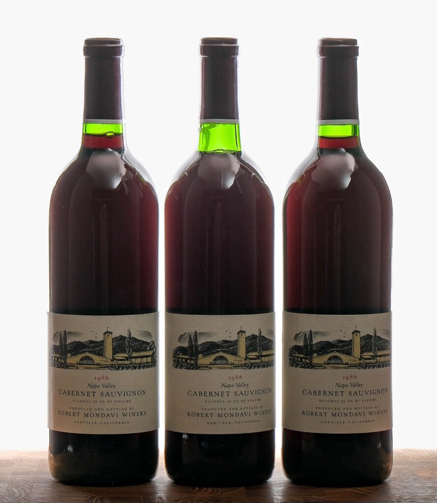 Robert Mondavi Cabernet Sauvignon 1986 Group (3)