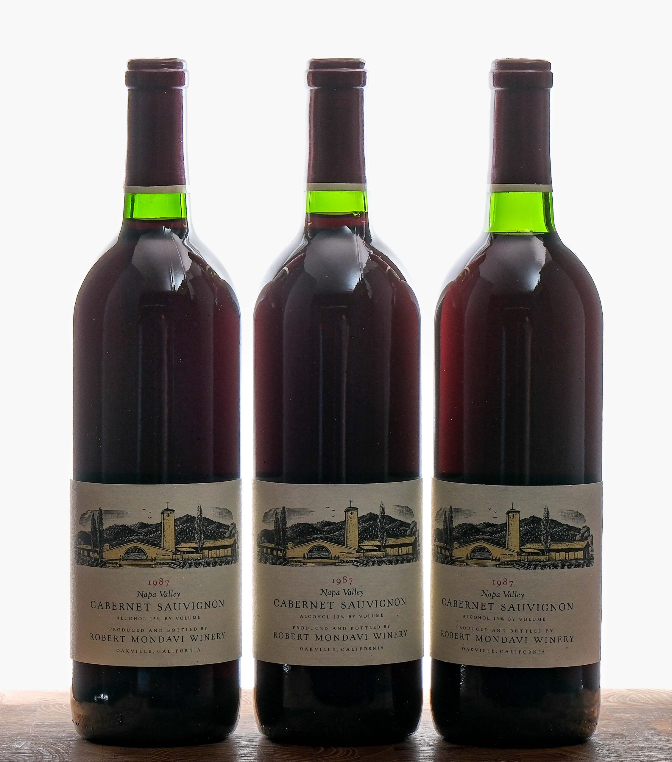 Robert Mondavi Cabernet Sauvignon 1987 Group (3)