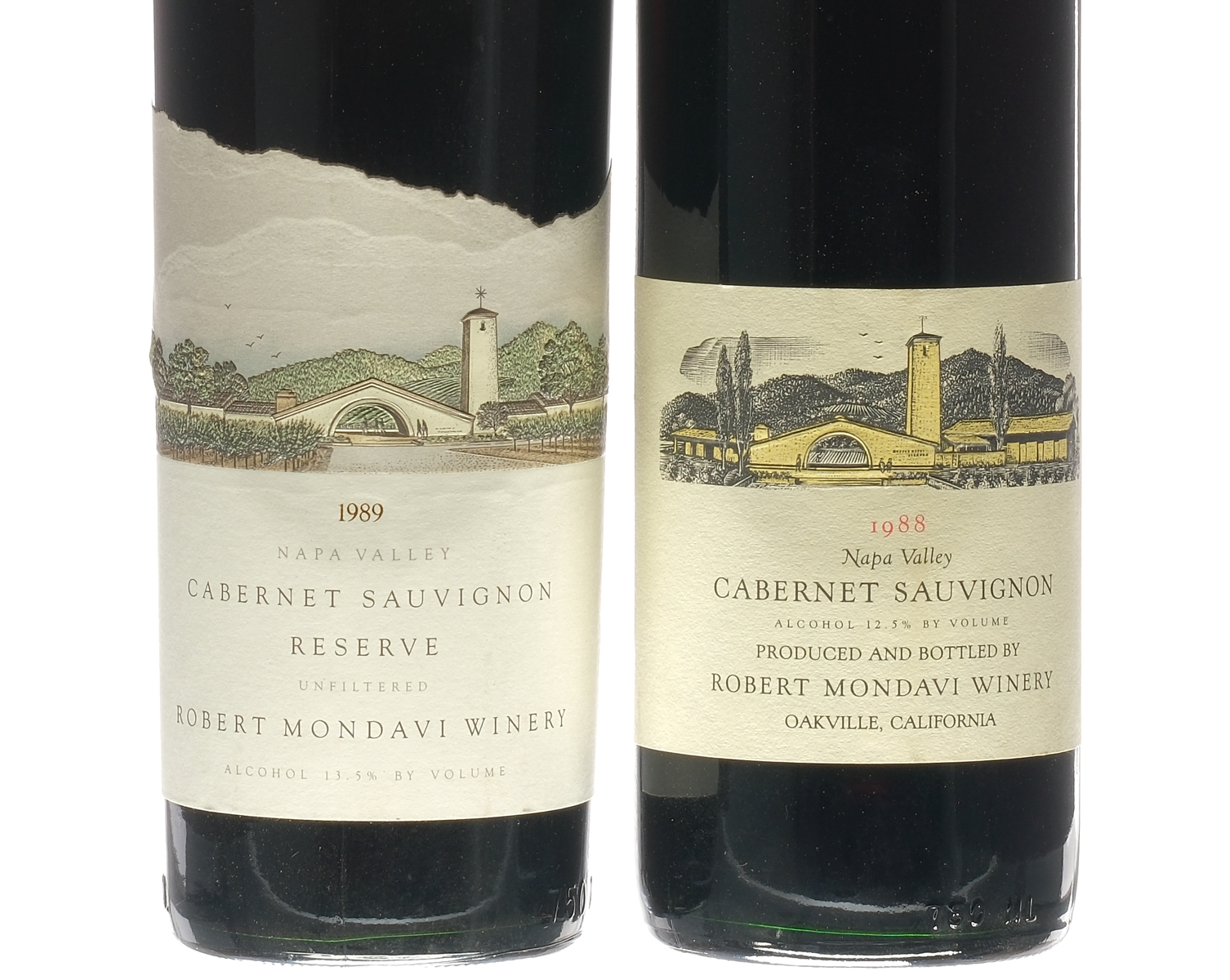 Robert Mondavi Cabernet Sauvignon 1988, 89