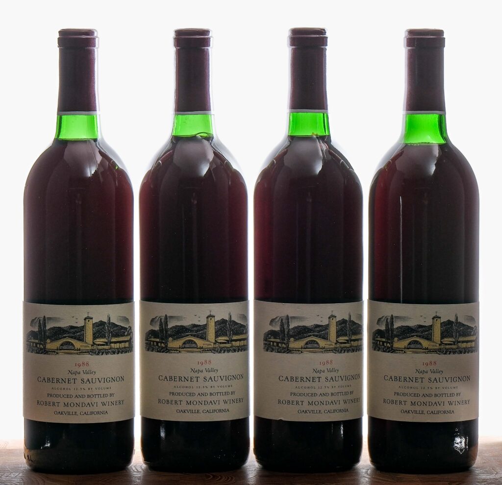 Robert Mondavi Cabernet Sauvignon 1988 Group (4)