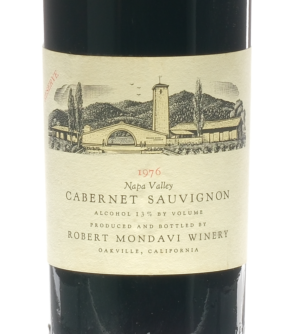 Robert Mondavi Cabernet Sauvignon Reserve 1976