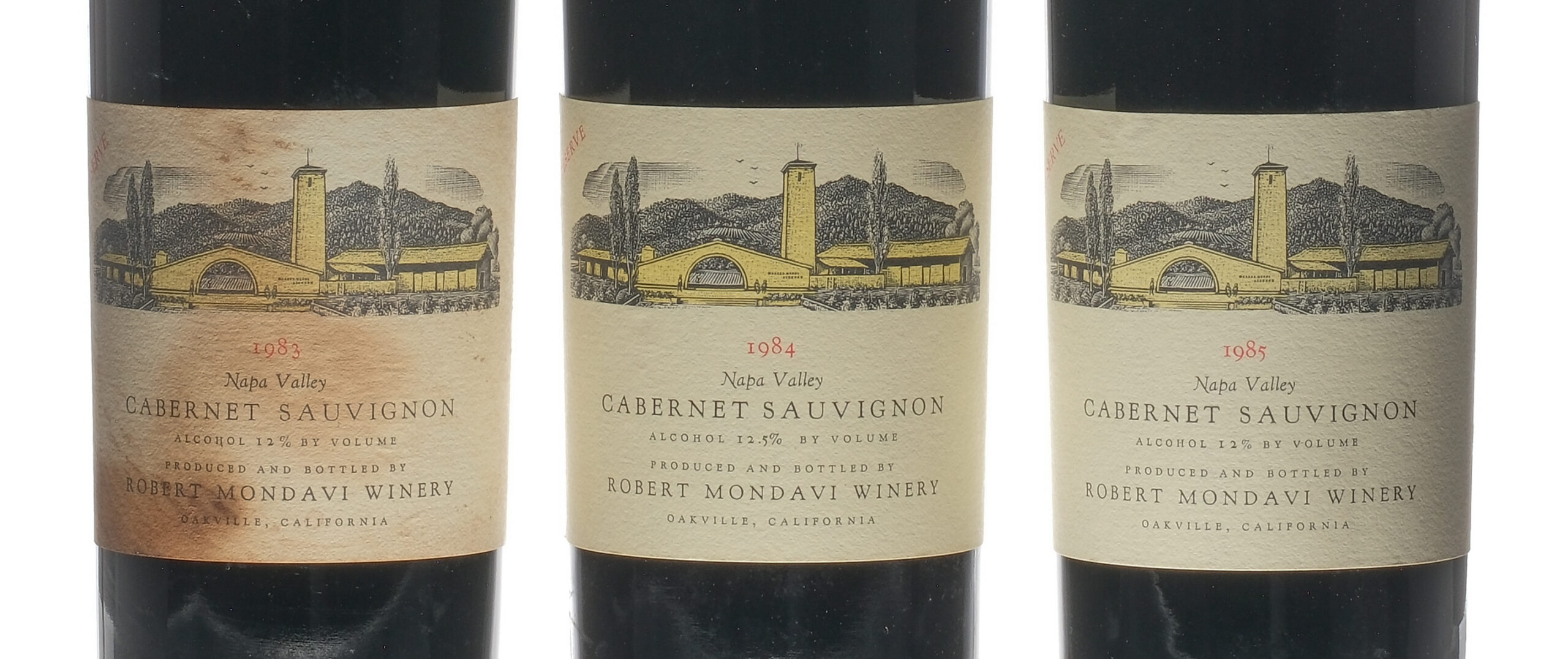 Robert Mondavi Cabernet Sauvignon Reserve 1983, 84