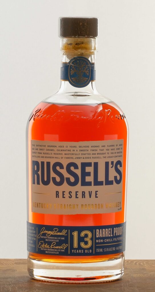 Russell's Reserve "Batch 5" 13 Year Barrel Proof Bourbon 2023