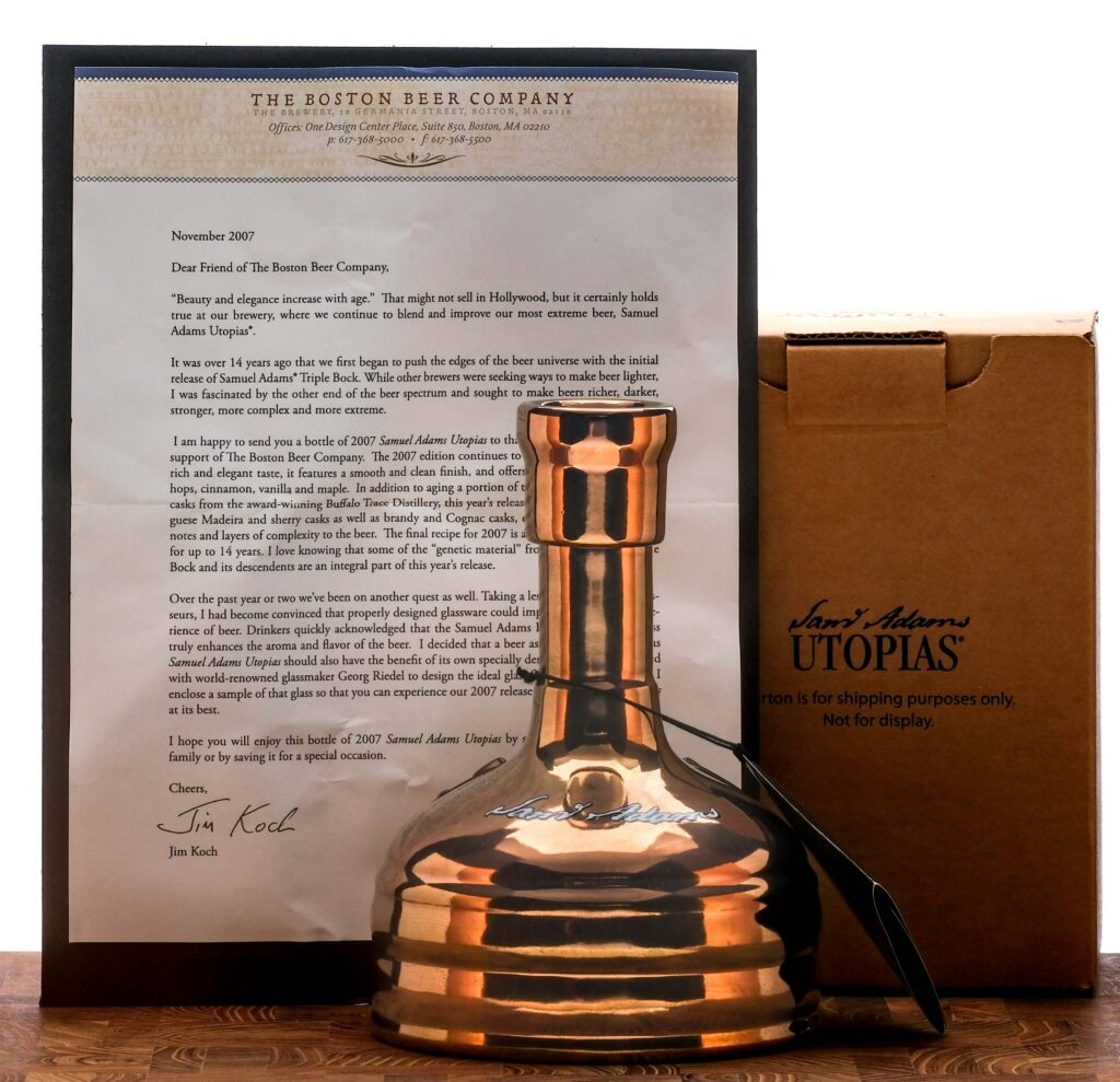 Sam Adams Utopias Beer 2007