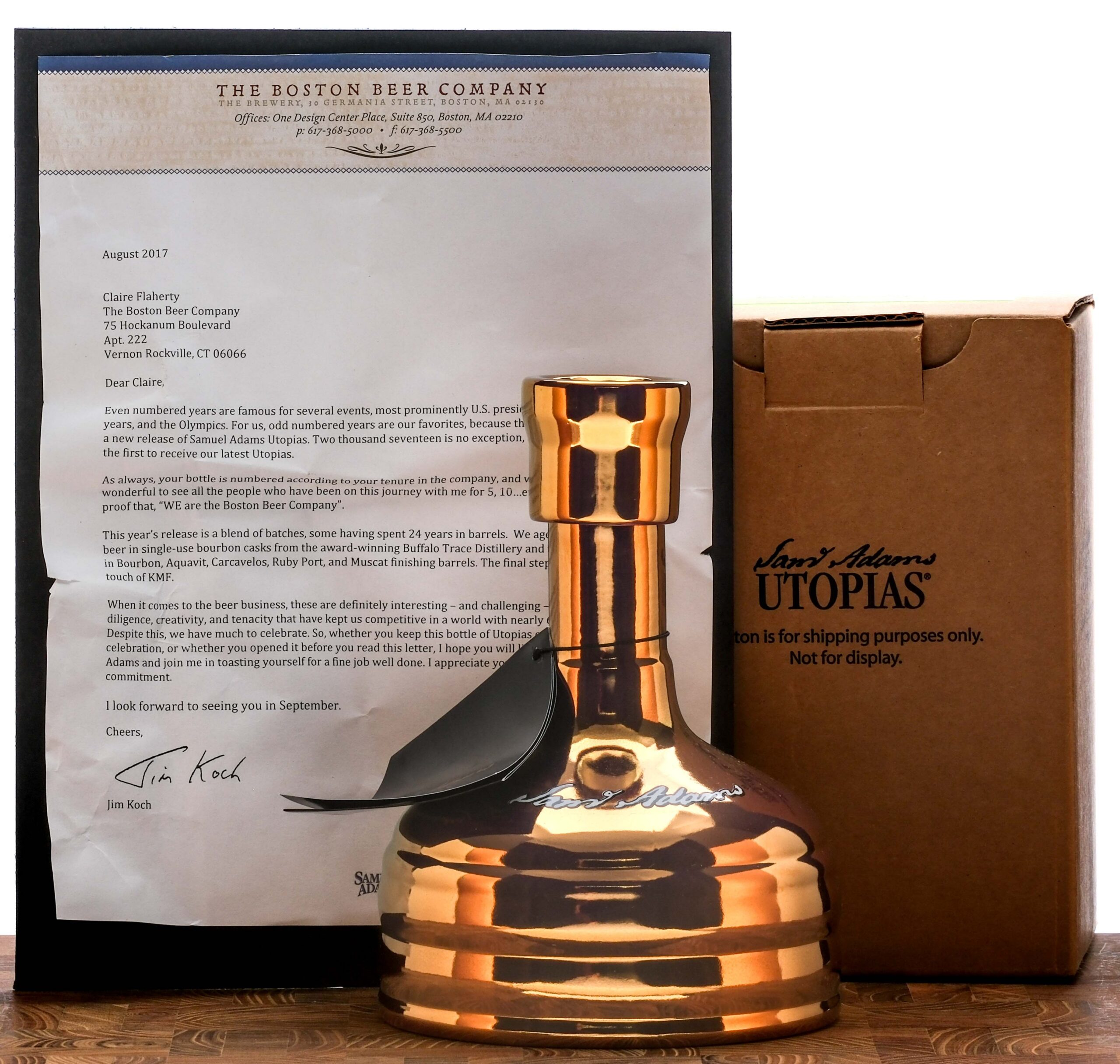 Sam Adams Utopias Beer 2017