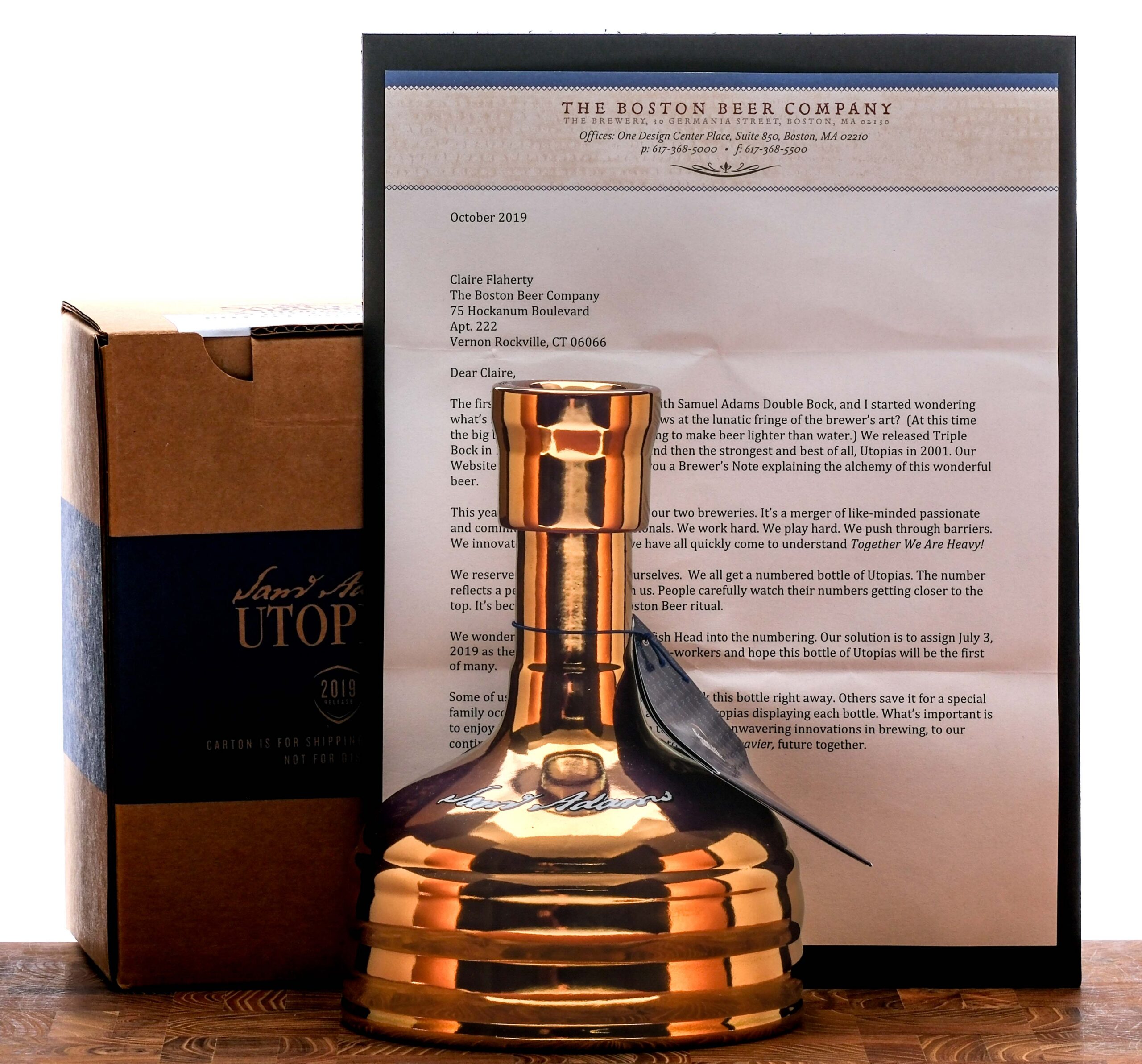Sam Adams Utopias Beer 2019