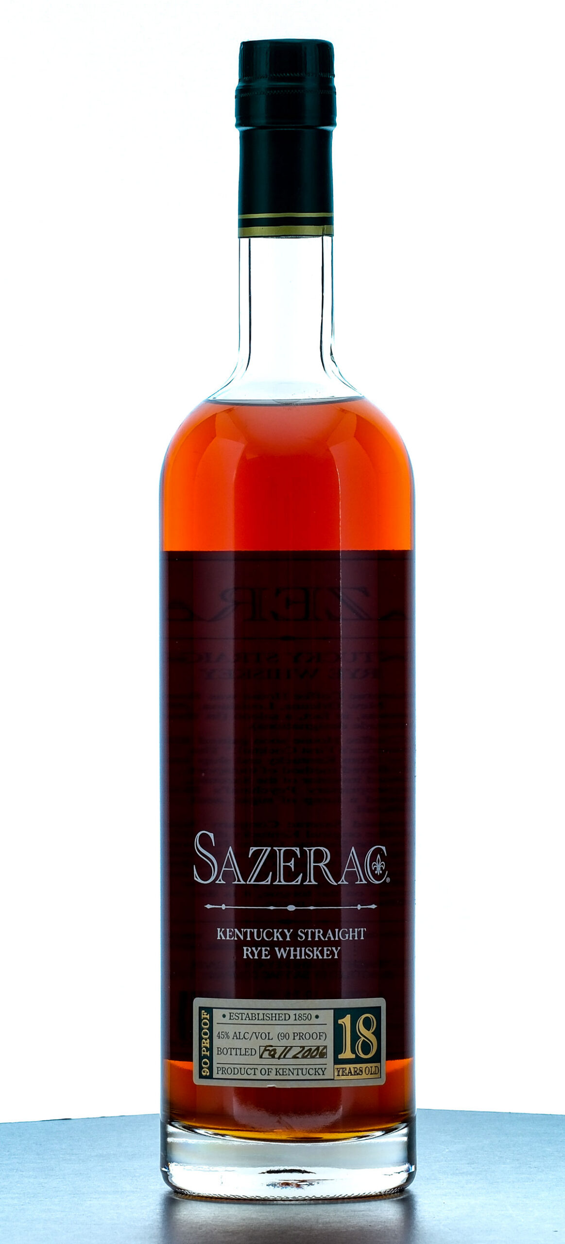 Sazerac 18 Year Straight Rye Whiskey (Fall 2026)