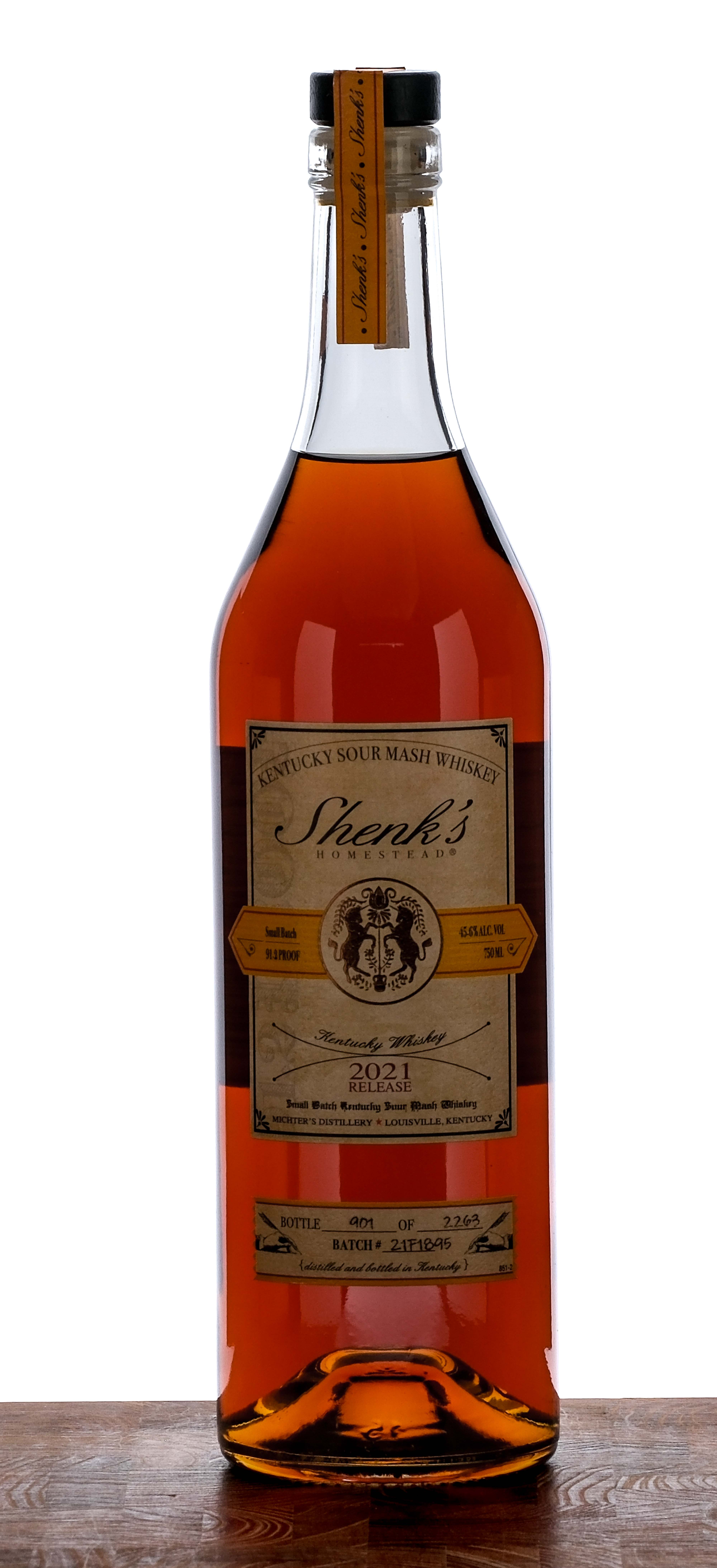 Shenk's 2021 Small Batch Sour Mash Whiskey
