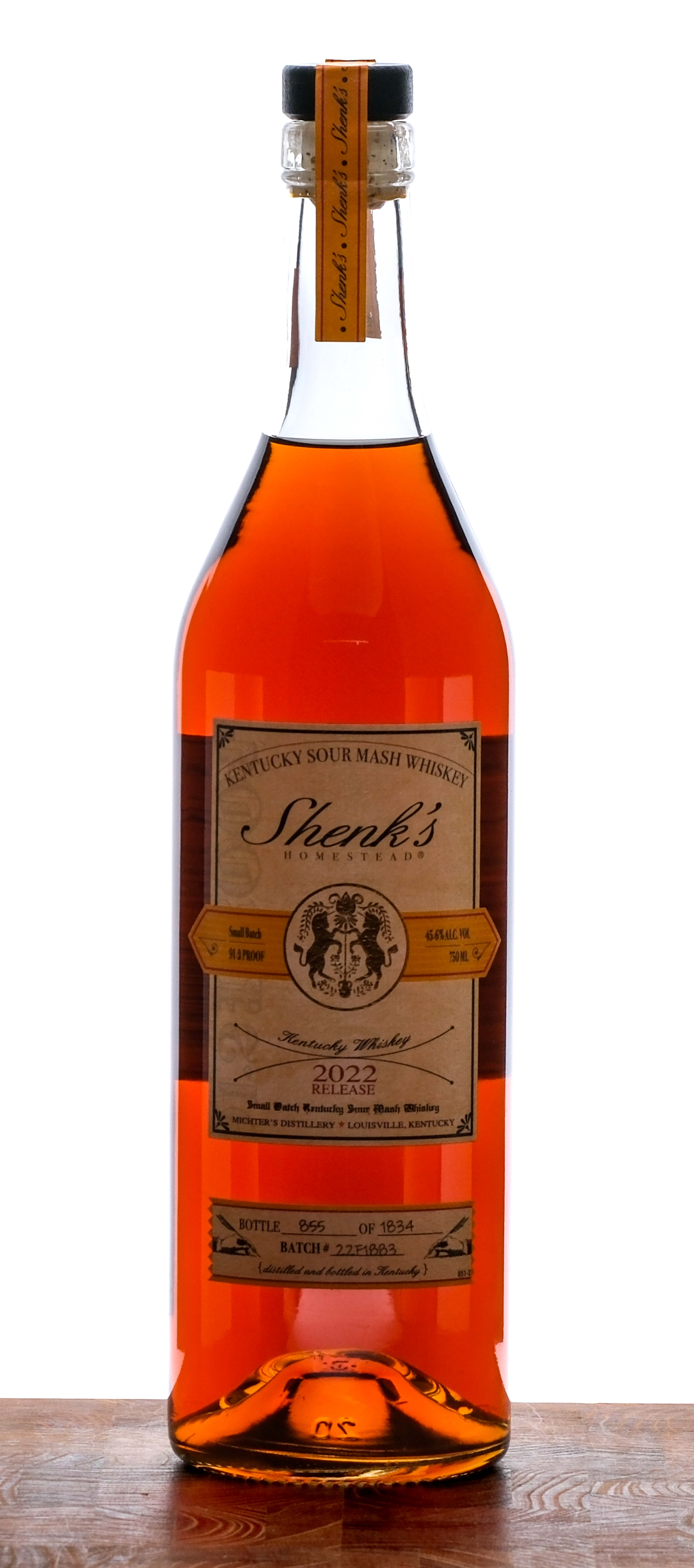 Shenk's 2022 Small Batch Sour Mash Whiskey