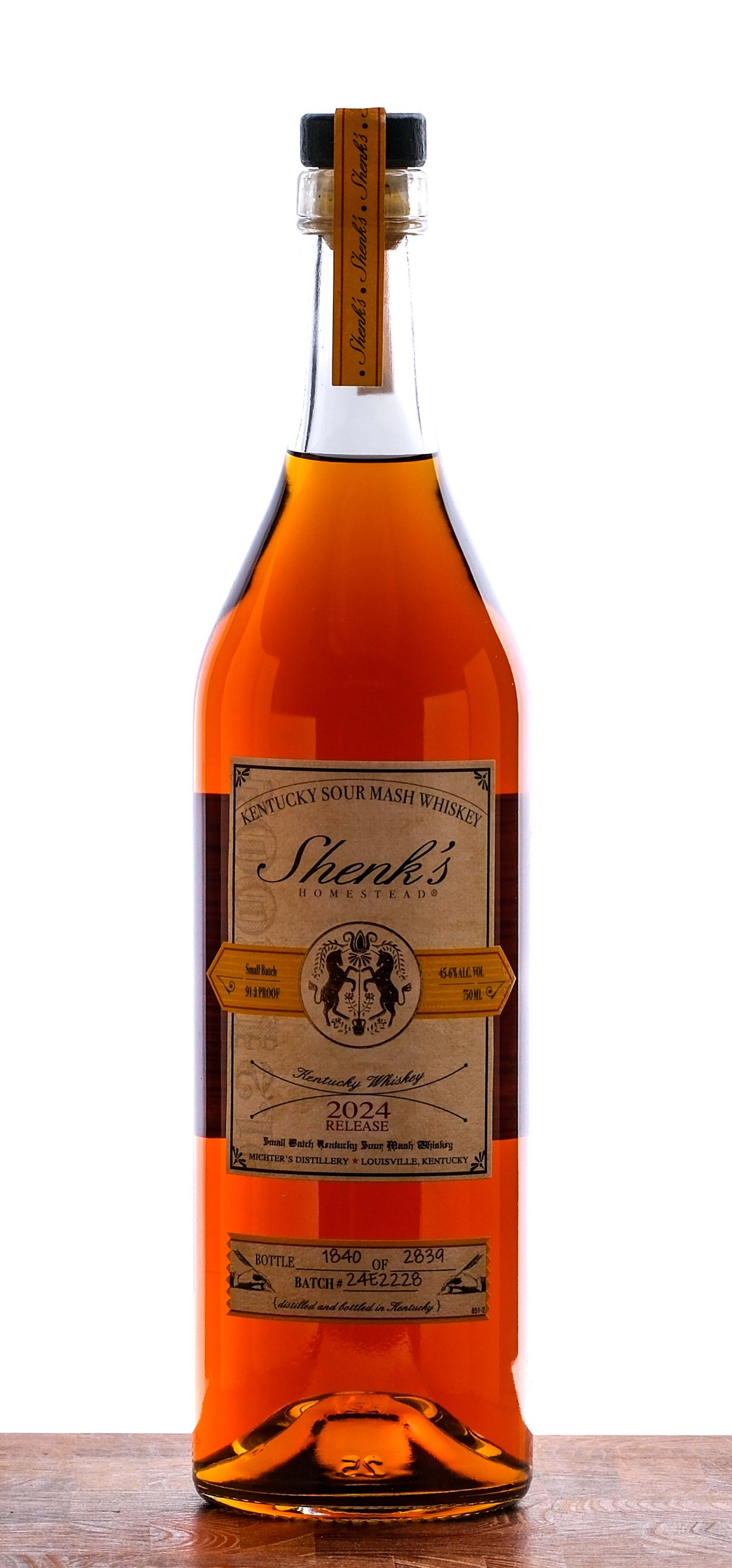 Shenk's Homestead Small Batch Sour Mash Whiskey 2024