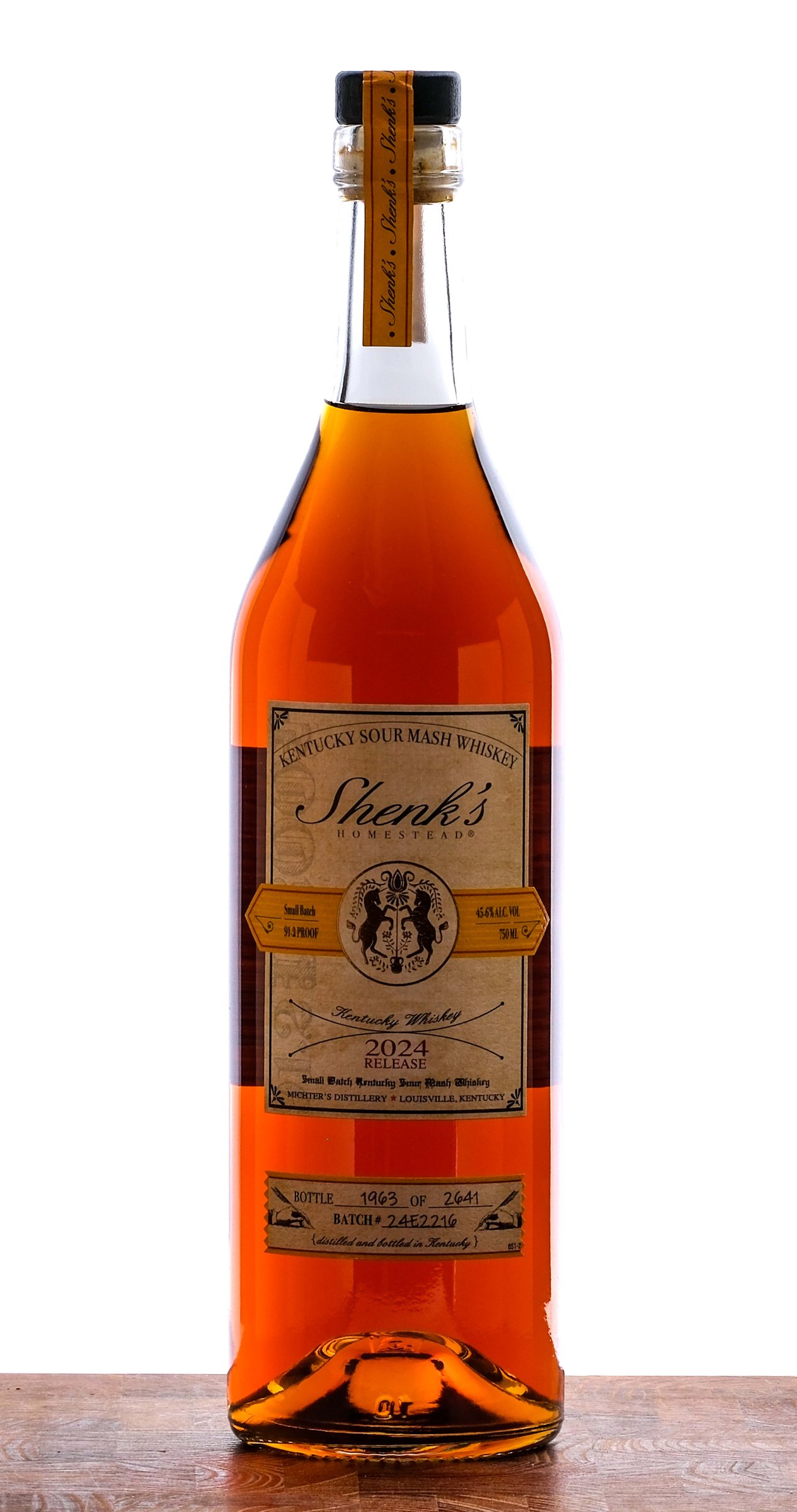 Shenk's Homestead Small Batch Sour Mash Whiskey 2024